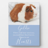 Cute Pet Memorial Fotoplaat (voorkant)