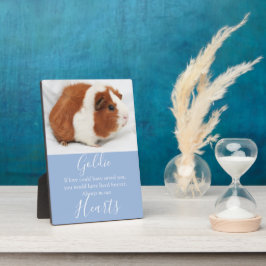 Cute Pet Memorial Fotoplaat