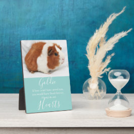 Cute Pet Memorial Fotoplaat