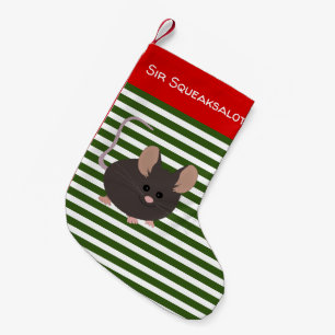 Cute Pet Mouse Kerstmis stoppen Kleine Kerstsok