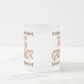 Cute Pet Occupation Dog Groomer Matglas Koffiemok (Center)