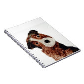 Cute Pet Painting Terrier Dog Notitieboek (Rechterzijde)