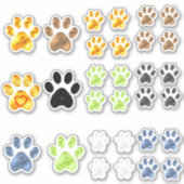Cute Pet Paw Collectie Sticker (Voorkant)