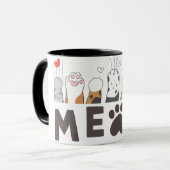 Cute Pet Paw Love Mug Mok (Voorkant links)