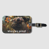 Cute Pet Photo  Bagagelabel (Voorkant (horizontaal))