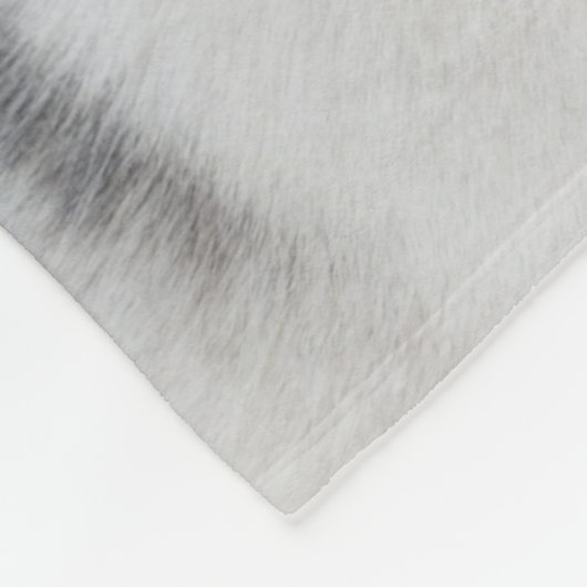 Cute Pet Photo Name Fleece Blanket (Hoek)