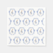 Cute Peter Rabbit Baby shower Servet (Voorkant)