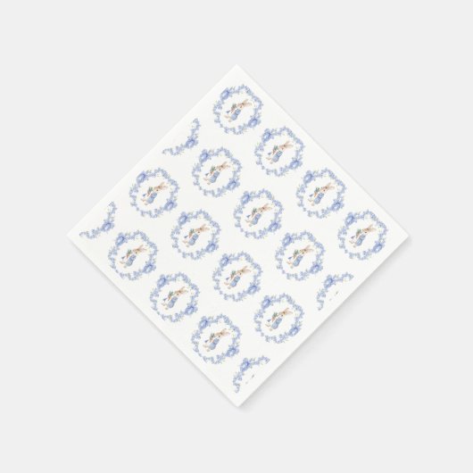 Cute Peter Rabbit Baby shower Servet (Hoek)