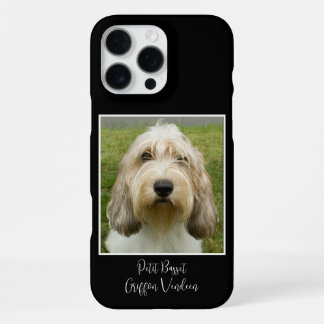 Cute Petit Basset Griffon Vendeen iPhone 16 Pro Max Hoesje