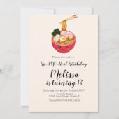 Cute Pho Oriental Birthday Dinner Restaurant Kaart (Voorkant)