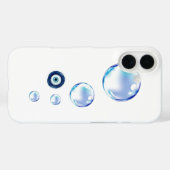 Cute Phone Bubble Design iPhone 16 Hoesje (Achterkant (horizontaal))