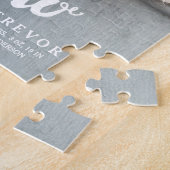 Cute Photo Baby Birth Notice Legpuzzel (Zijkant)