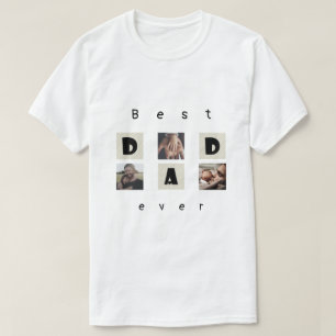 CUTE Photo Collage - Happy Vaderdag T-Shirt