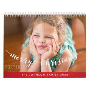 Cute Photo Kalender 2025 Prettig Kerstfeest