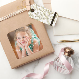 Cute Photo Merry kerstviare Stickers