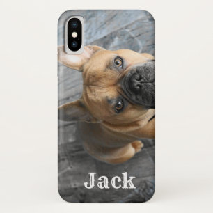 Cute Photo Name Personalized Dog Pet Case-Mate iPhone Case
