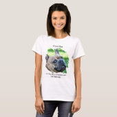 Cute Photo - Proud Dog Mama T-shirt (Voorkant volledig)