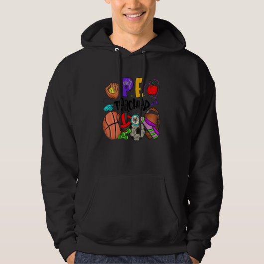 Cute Physical Education Back To School Phys Ed Tea Hoodie (Voorkant)