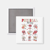 Cute Physical Therapy Valentine's Day Pt Pta Pedia Magneet (Voorkant / Achterkant)