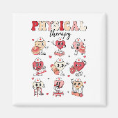 Cute Physical Therapy Valentine's Day Pt Pta Pedia Magneet (Voorkant)