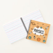 Cute Physics Science Space Rocket Planets Personal Notitieboek (Binnen)