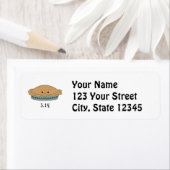 Cute Pi Dag 3.14 Etiket (Insitu)