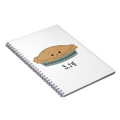 Cute Pi Dag 3.14 Notitieboek (Rechterzijde)