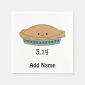 Cute Pi Dag 3.14 Servetten (Voorkant)