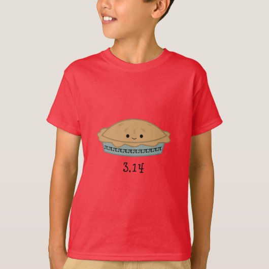 Cute Pi Dag 3.14 T-shirt (Voorkant)