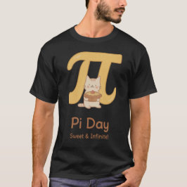 Cute Pi-dag katten T-shirt