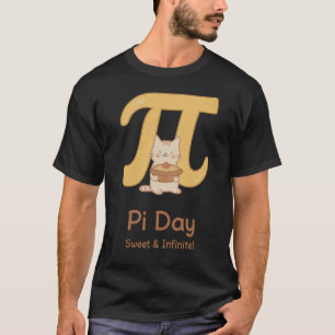 Cute Pi-dag katten T-shirt