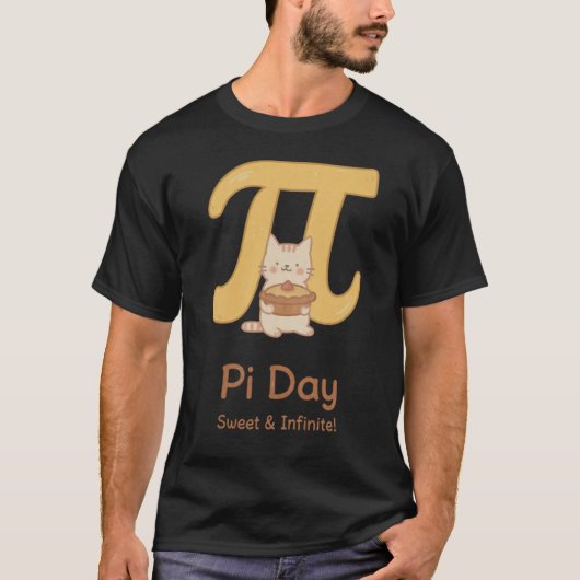 Cute Pi Day Cat Shirt (Voorkant)