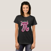 Cute Pi Day Math Day Teacher Women girls Cutie Pi T-shirt (Voorkant volledig)