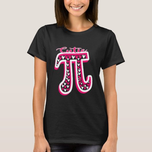 Cute Pi Day Math Day Teacher Women girls Cutie Pi  T-shirt (Voorkant)
