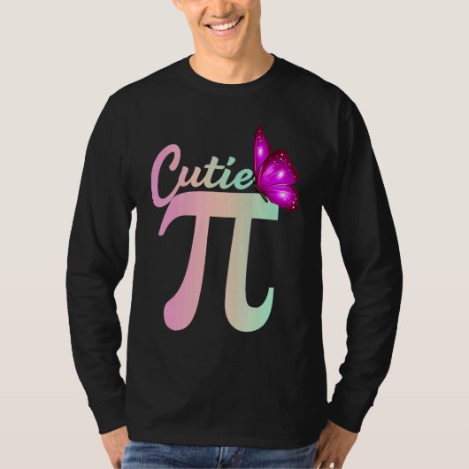 Cute Pi Day Math Day Teacher Women girls Cutie Pi  T-shirt (Voorkant)