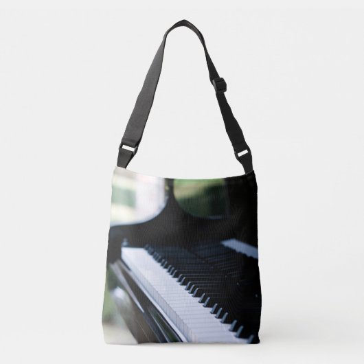Cute Piano Artwork Crossbody Tas (Voorkant)