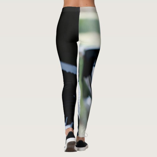 Cute Piano Artwork Leggings (Achterkant)