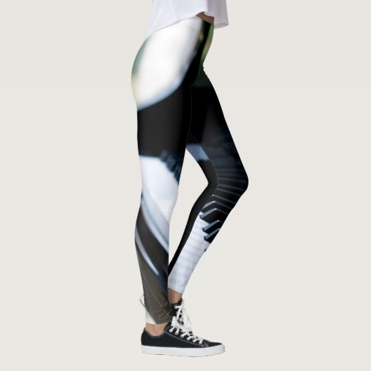 Cute Piano Artwork Leggings (Rechts)