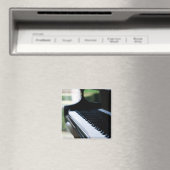 Cute Piano Artwork Magneet (Insitu (Vaatwasser))