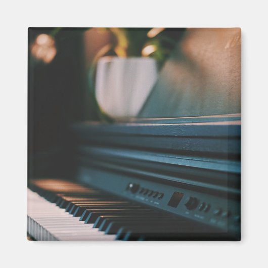 Cute Piano Artwork Magneet (Voorkant)