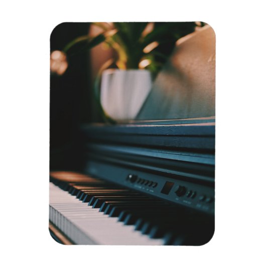 Cute Piano Artwork Magneet (Verticaal)