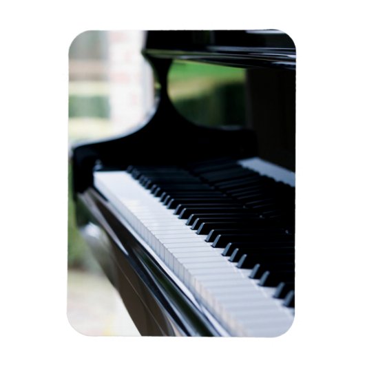 Cute Piano Artwork Magneet (Verticaal)