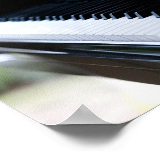 Cute Piano Artwork Poster (Hoek)