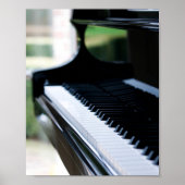Cute Piano Artwork Poster (Voorkant)