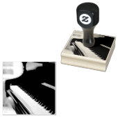 Cute Piano Artwork Rubberstempel (Gestempeld)