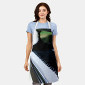 Cute Piano Artwork Schort (Gedragen)