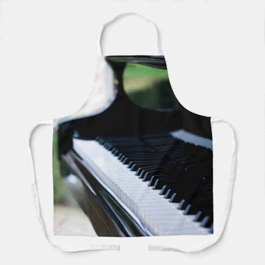 Cute Piano Artwork Schort (Voorkant)