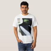 Cute Piano Artwork T-shirt (Voorkant volledig)