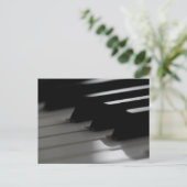 Cute Piano Briefkaart (Staand voorkant)