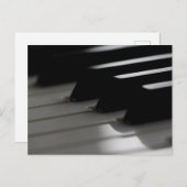 Cute Piano Briefkaart (Voorkant / Achterkant)